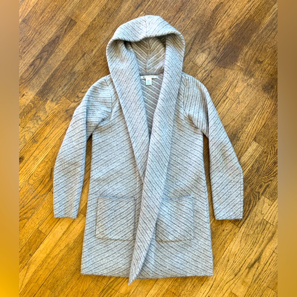 Cozy Max Studio Hooded “Coatigan” Sweater, size M